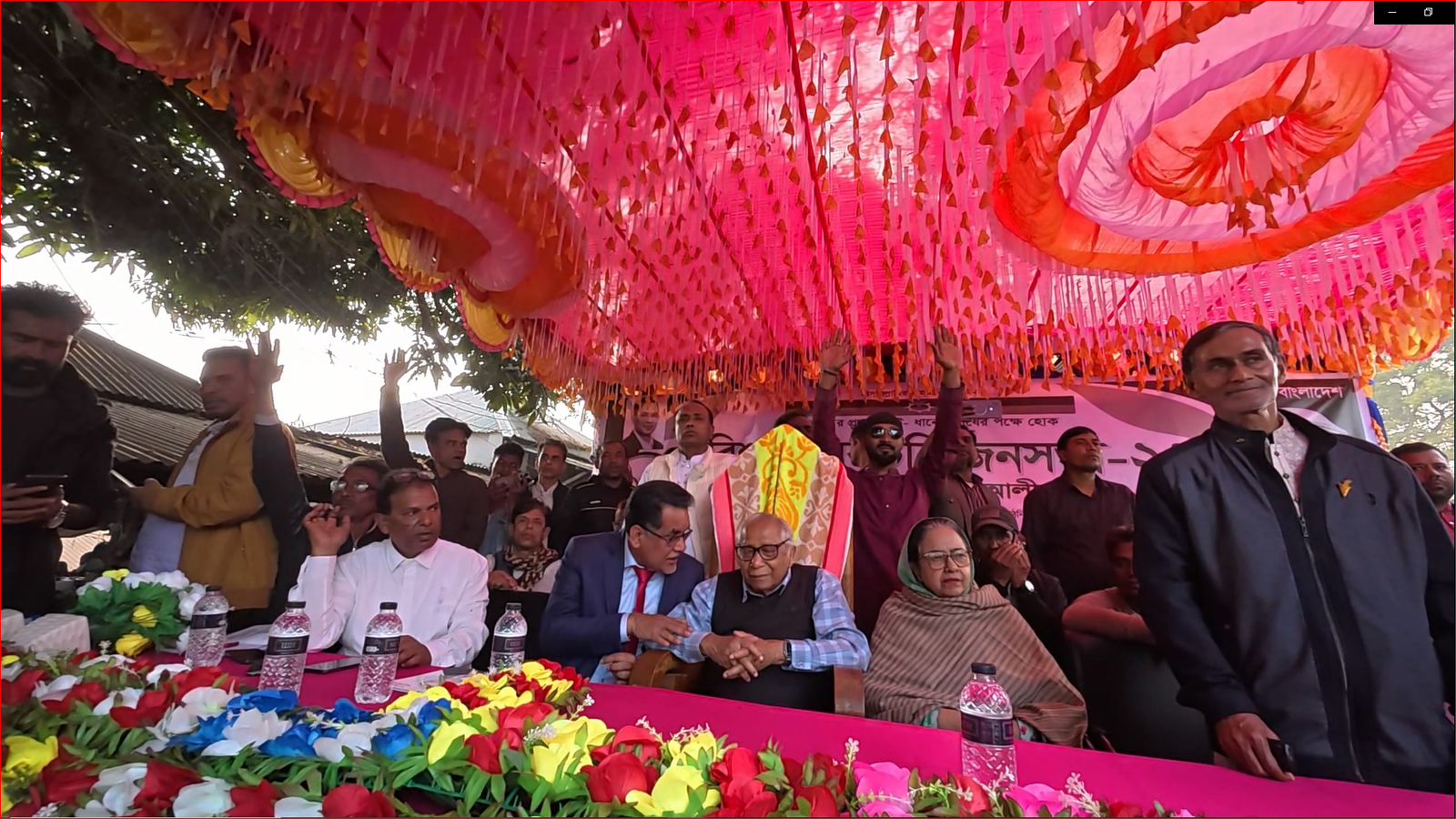 নির্বাচনী পণ্য নিয়ে প্রচারনা। Election 2026 